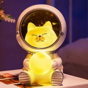 Veilleuse LED Chat Astronaute