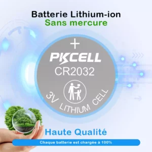 Piles bouton Lithium 3V 2032 (5pcs)