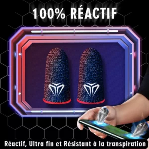 Gants de jeu pour Smartphone reactif ultra fin et resistant a la transpiration 01