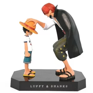Figurine Monkey D Luffy & Shanks One Piece 18cm 01