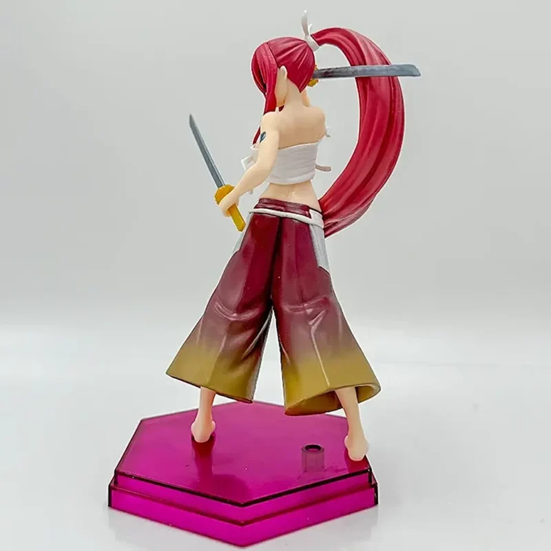 figurine erza scarlet fairy tail 19cm de dos